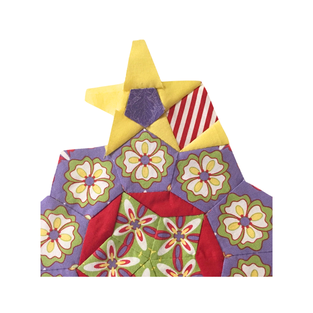 LaPassacaglia Star Points in yellow and purple