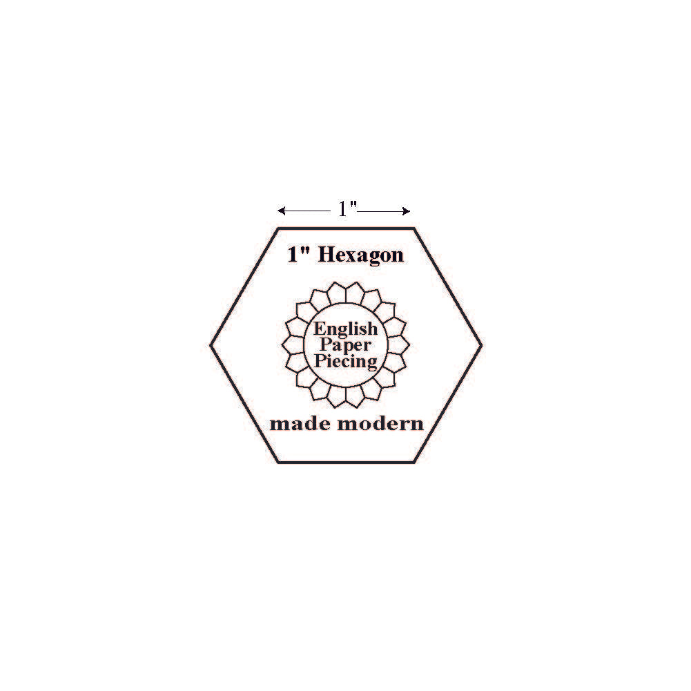 How to measure a one inch hexagon