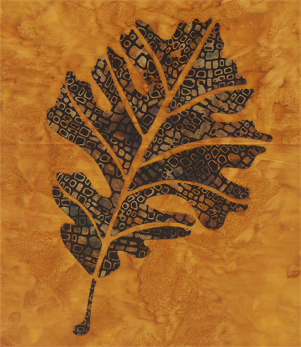 Innovative Appliqué Bur Oak Leaf