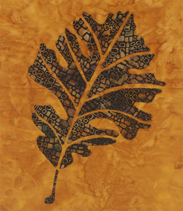 Innovative Appliqué Bur Oak Leaf