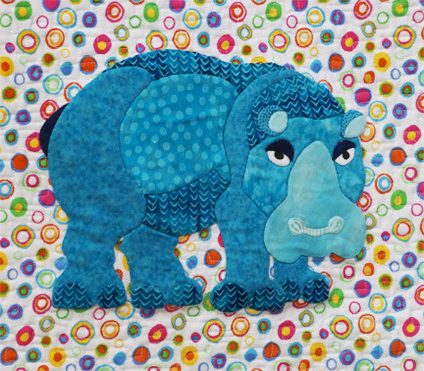 Innovative Appliqué Hippo