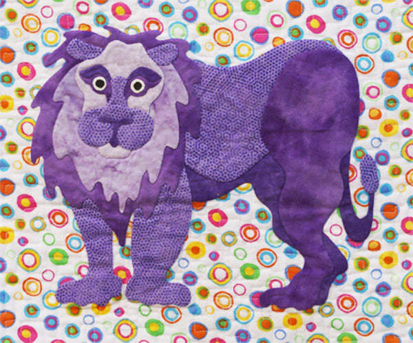 Innovative Appliqué Lion