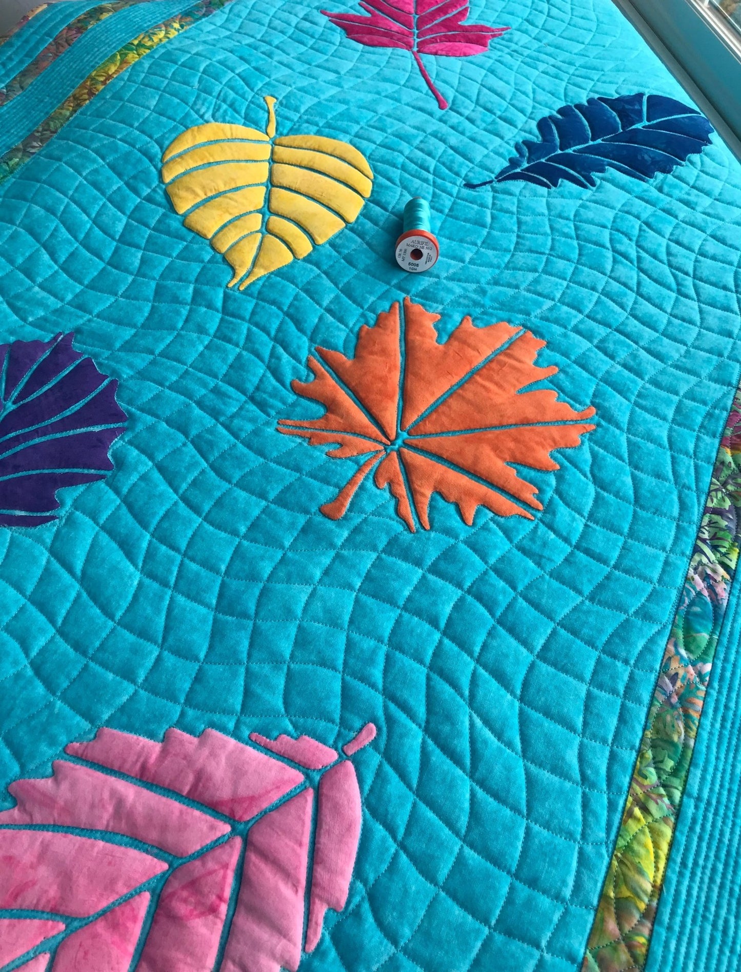 Bright Leaf Quilt - Sewforever