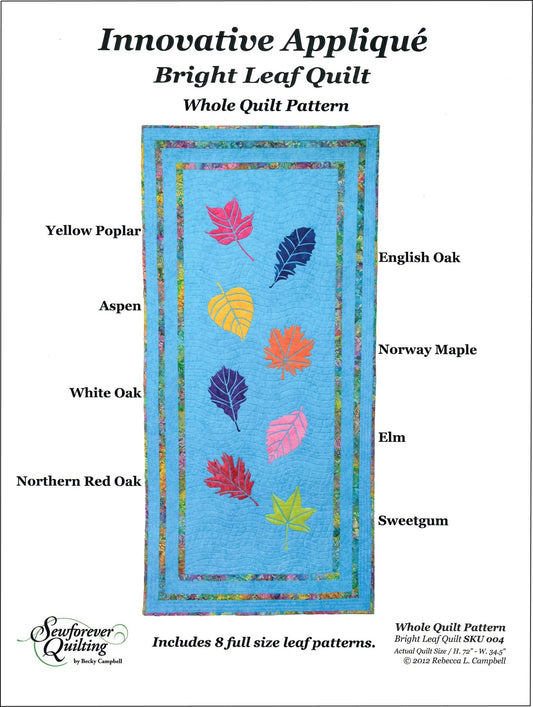Leaf Appliqué Quilt Pattern