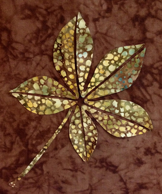 Innovative Appliqué Buckeye Leaf PDF Pattern
