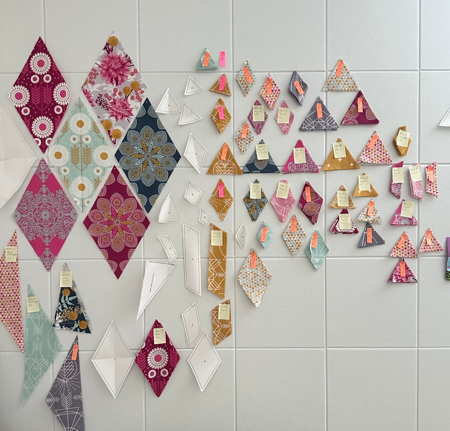 Design wall for quilting