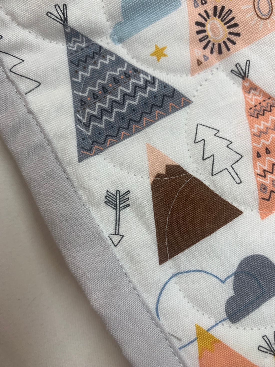 Binding on a quilt