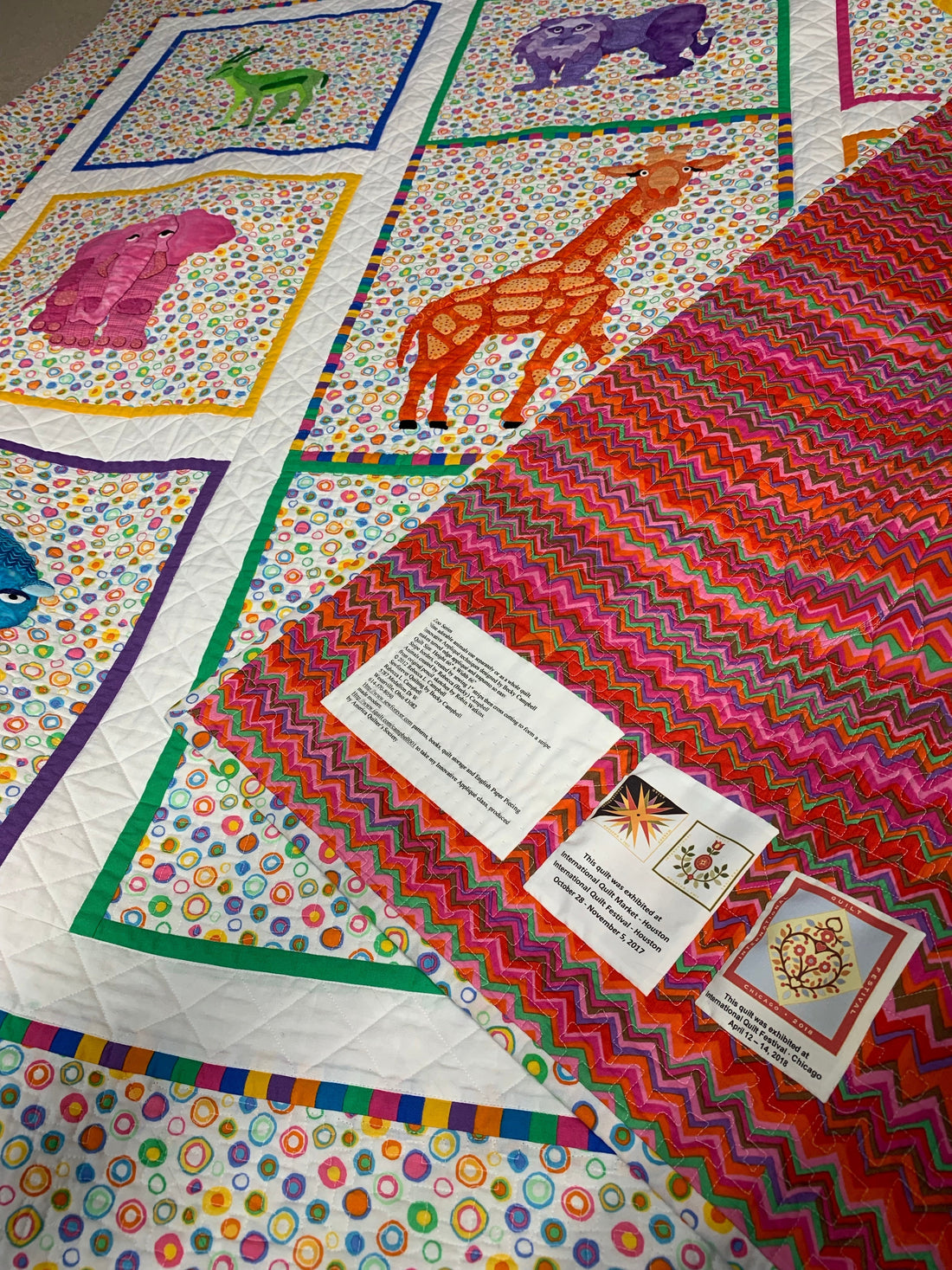 Sewforever Zoo Series Quilt Labeling
