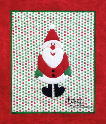 Full Size PDF Santa Quilt Pattern