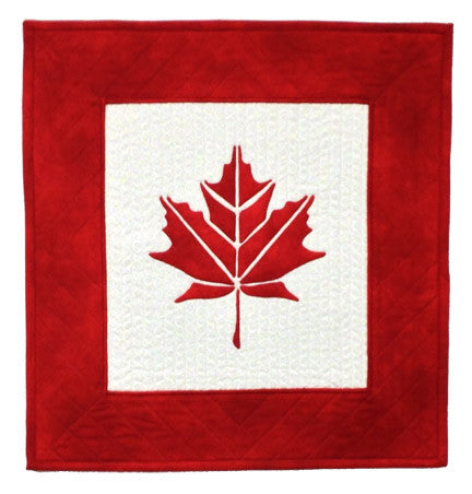 Innovative Appliqué Canadian Leaf