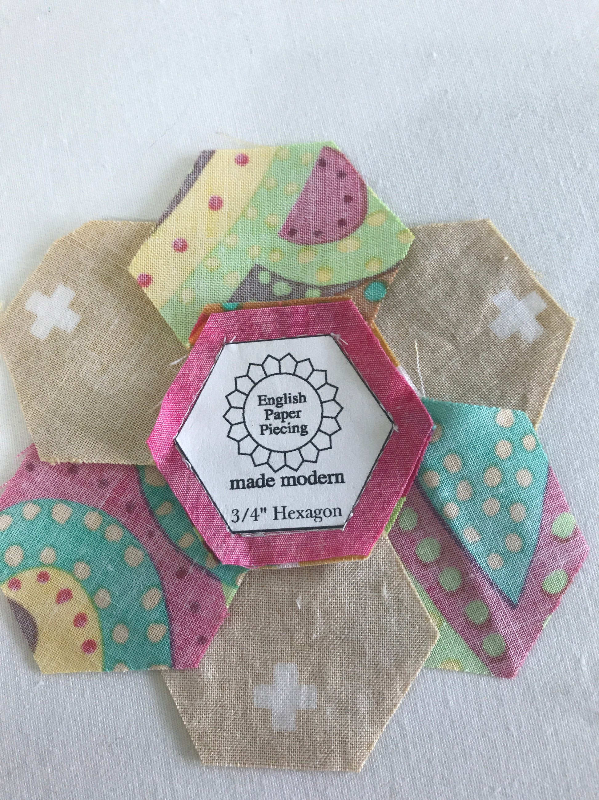 English Paper Pieces - Hexagon Templates