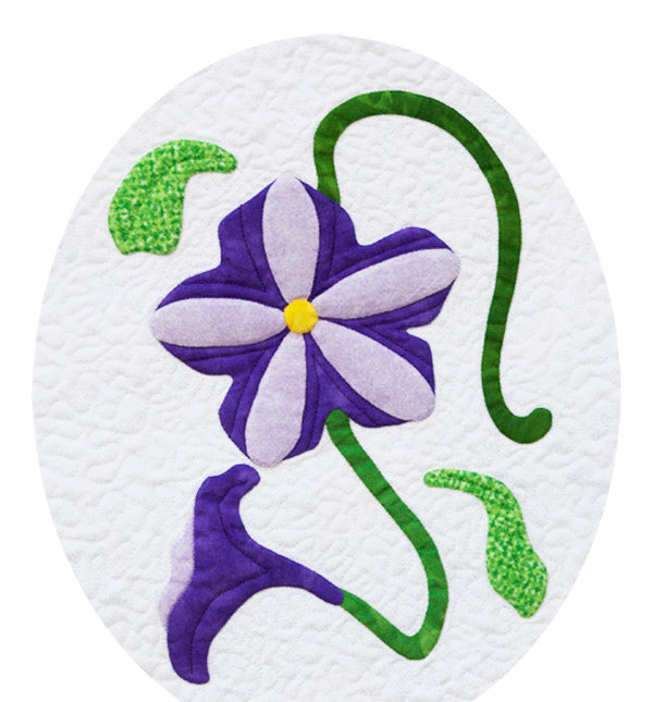 Sew Simple Innovative Appliqué Flower Quilt Pattern | Petunia