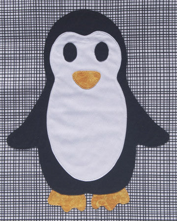 Innovative Appliqué Holly Jolly Penguin Pattern