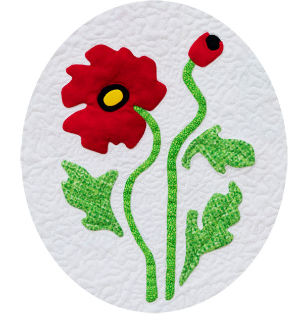Sew Simple Innovative Appliqué Flower Quilt Pattern | Poppy