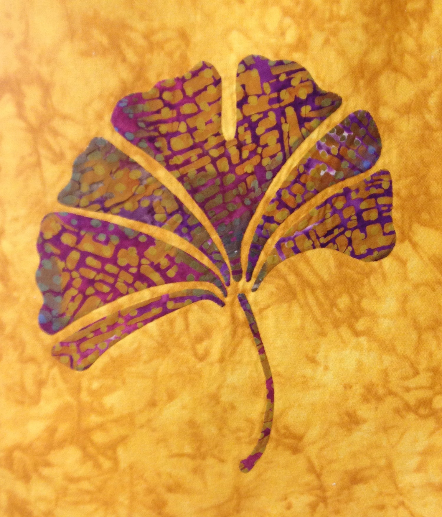 Ginkgo Leaf Quilt Pattern